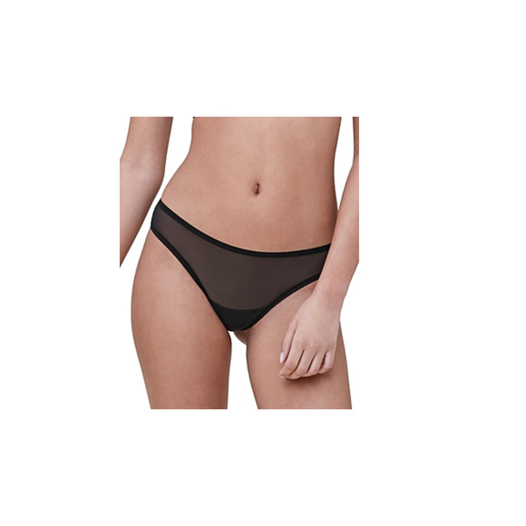 Skarlett Blue Spellbound Mesh Thong Black Size M - Picture 1 of 1